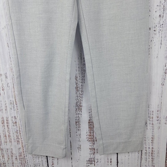 ZARA TRF TRAFALUC XS/S‎ Pull On Ankle Pants Gray Stretch Straight Leg Athleisure - Picture 4 of 7